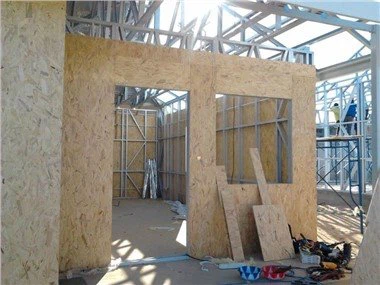 Легкая сборка виллы из легкой стальной конструкции